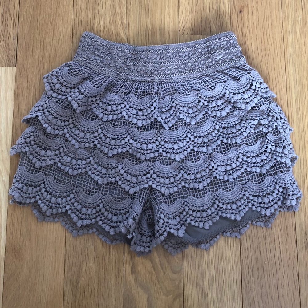 Charlotte Russe Lace Shorts